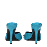 Versace Light Blue Leather Stiletto Heels Sandals VE-15161679905033-EU36/US6