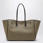 Balenciaga Carry All Bel Air Media bag in khaki canvas