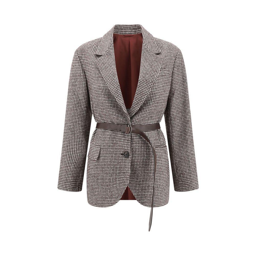 Brunello Cucinelli Blazer Jacket with belt BR-MV4047398C007-IT42 | L