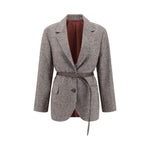 Brunello Cucinelli Blazer Jacket with belt BR-MV4047398C007-IT42 | L