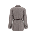 Brunello Cucinelli Blazer Jacket with belt BR-MV4047398C007-IT42 | L