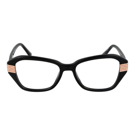 Marciano by Guess Black Women Glasses Frame, full-rim acetate cat eye design with demo lenses, black color, includes branded case.