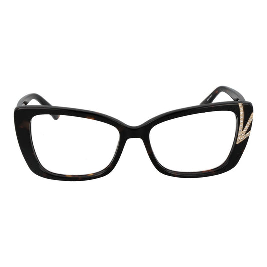 Marciano by Guess Black Women Glasses Frame in acetate, full-rim cat eye style with branded case.