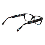 Guess Brown Men Glasses Frame, full-rim acetate, rectangular design, demo lenses, size 55-16-145, spring hinge, includes branded case.