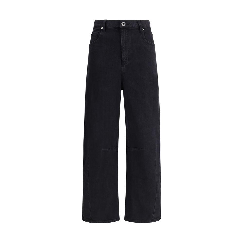 Self-Portrait Barrel leg Jeans SE-PF25827PBBLACK-W25