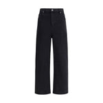 Self-Portrait Barrel leg Jeans SE-PF25827PBBLACK-W25