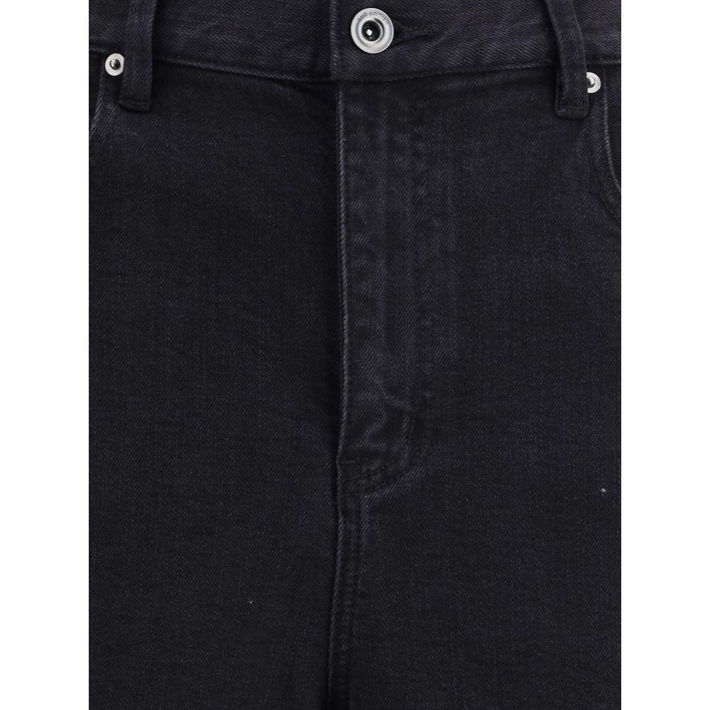 Self-Portrait Barrel leg Jeans SE-PF25827PBBLACK-W25