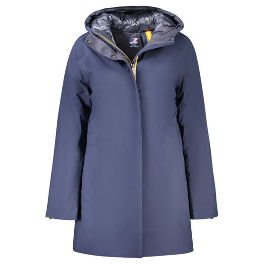 K-WAY Blue Polyester Jackets & Coat
