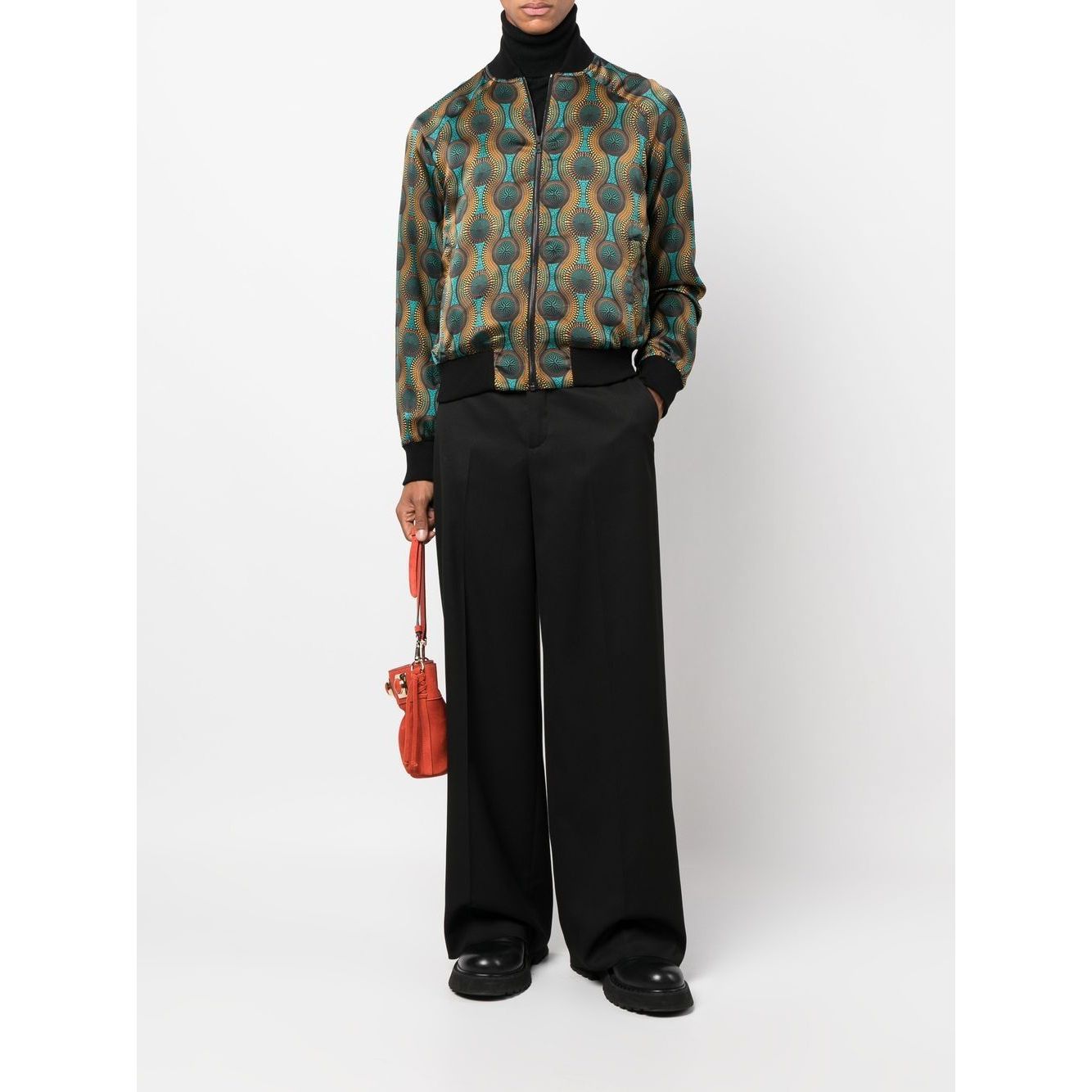 OZWALD BOATENG Coats Orange Jackets