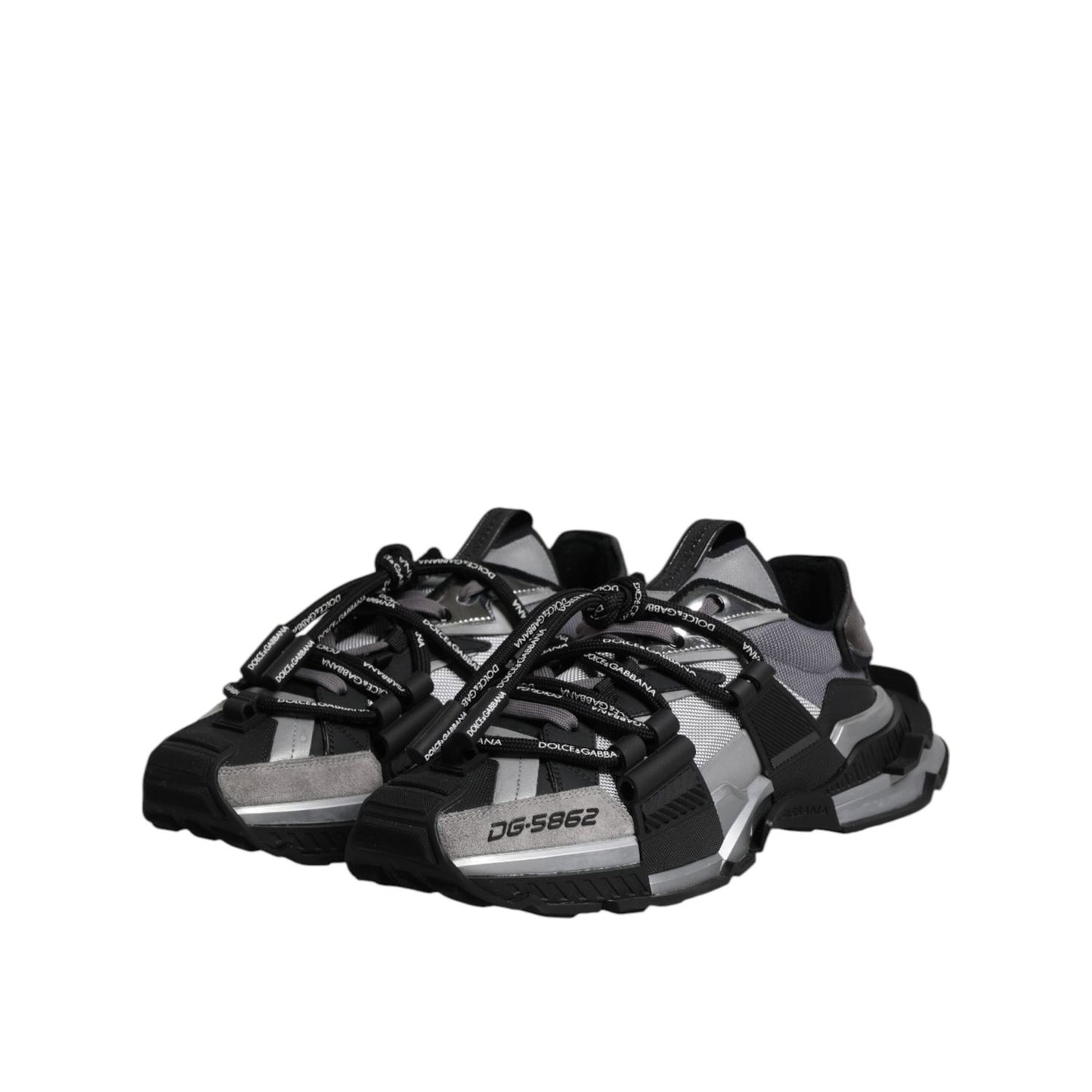 Dolce & Gabbana Multicolor Panelled Space Sneakers Shoes MV7697-40