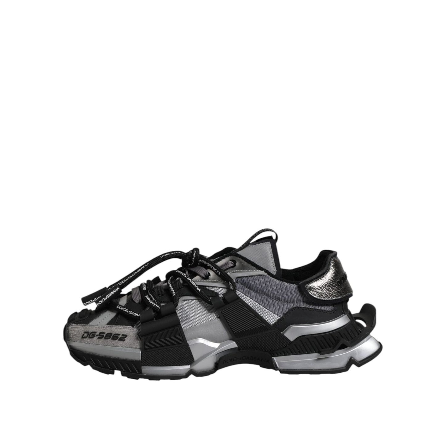 Dolce & Gabbana Multicolor Panelled Space Sneakers Shoes MV7697-40
