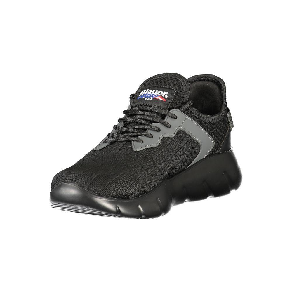 Blauer Black Polyester Men Sneaker BL-39247-EU40/US7