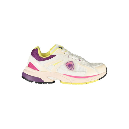 Blauer White Polyurethane Women Sneaker 1728,67403481248,Athletic - Sneakers - Shoes,Blauer,EU36/US6,EU37/US7,EU38/US8,EU40/US10,New with tags,Shoes,Sneakers - Shoes,White,Women