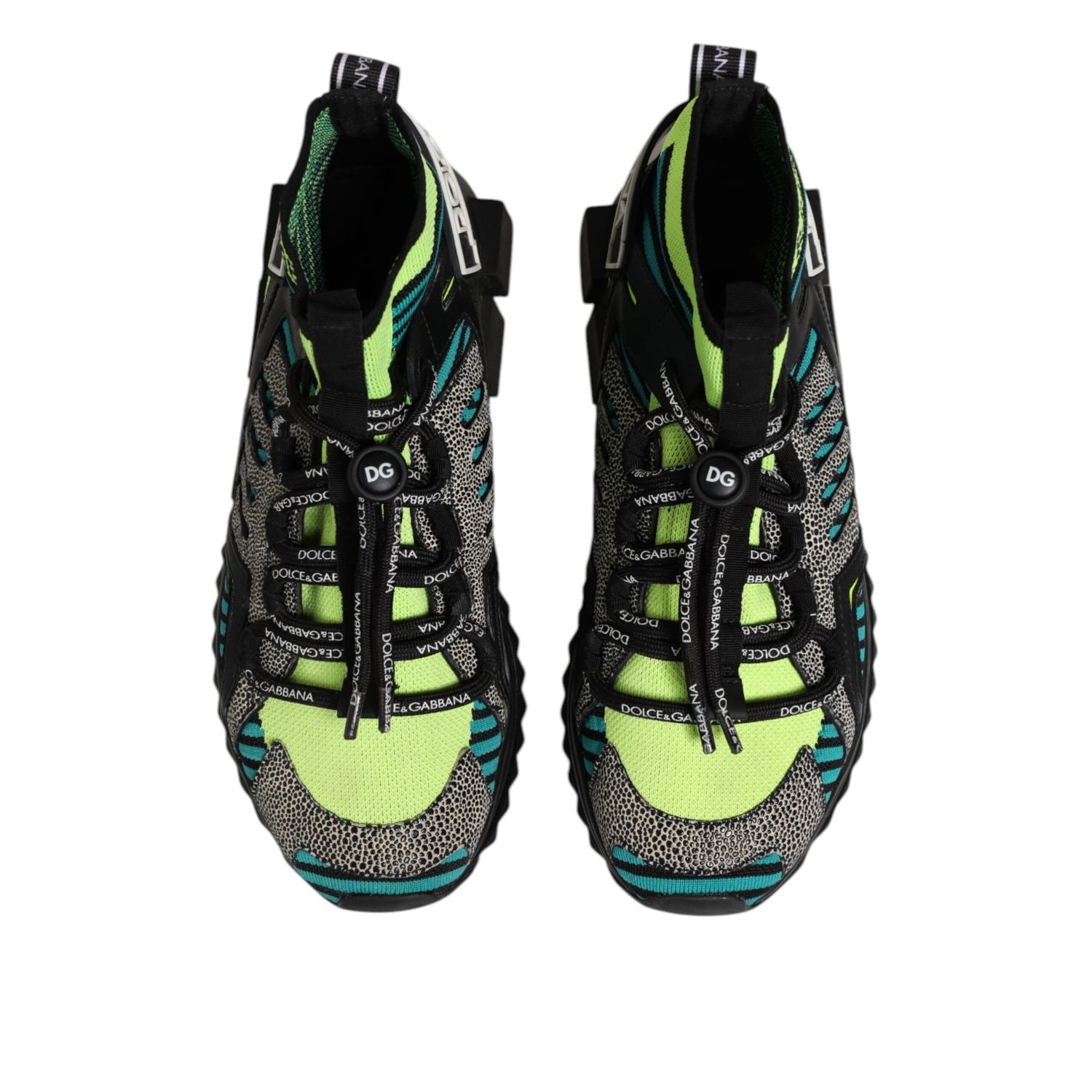 Dolce & Gabbana Multicolor Sorrento Socks Men Sneakers Shoes