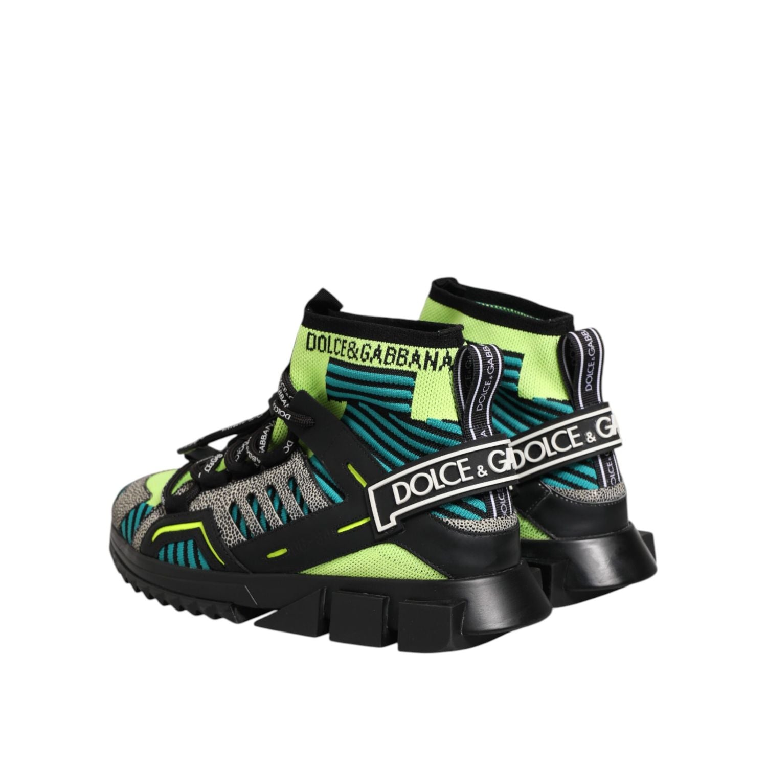 Dolce & Gabbana Multicolor Sorrento Socks Men Sneakers Shoes