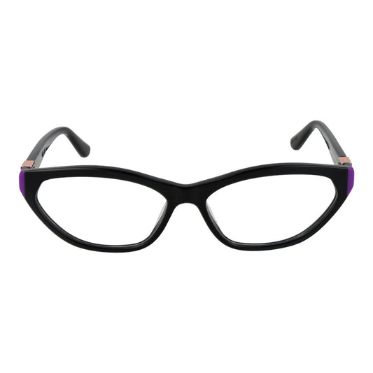 Alt Tag: Guess Black Women Glasses Frame, cat eye style with acetate full-rim, black color, spring hinge, size 54-14-145.