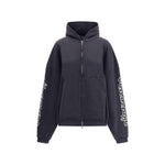 Balenciaga Blackletter script motif Hoodie BA-808227TSVW51041-S