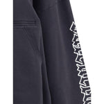 Balenciaga Blackletter script motif Hoodie BA-808227TSVW51041-S