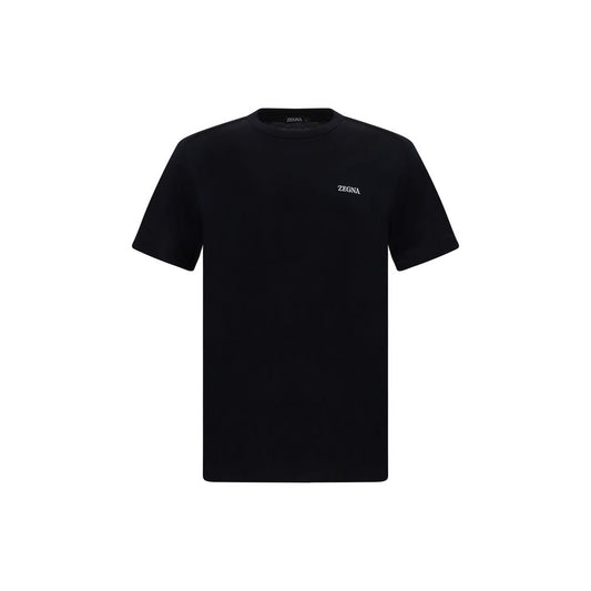 ZEGNA Black Cotton T-Shirt