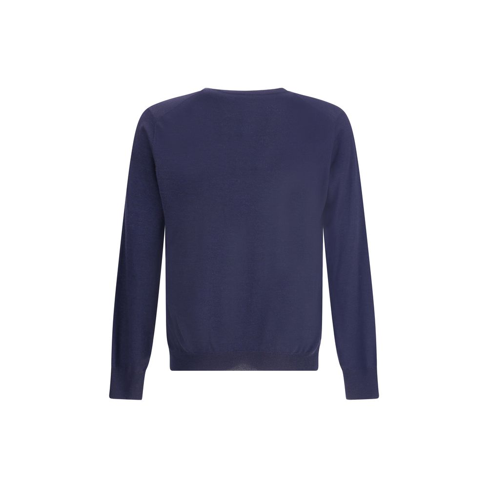 Brunello Cucinelli Blue Cashmere Cashmere Sweater