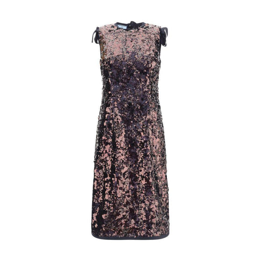 Prada Sequined midi Dress PR-P3O78RSOOO176AF0051-IT40 | M