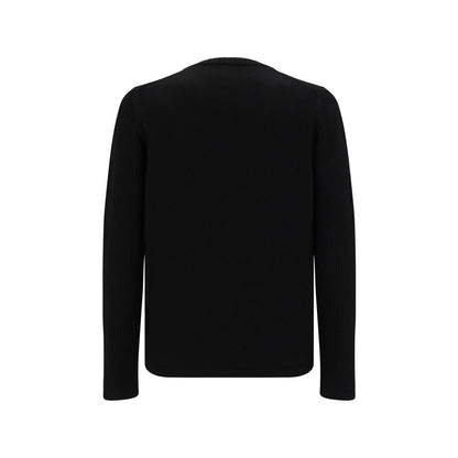 Prada Black Fleece Wool Sweatshirt