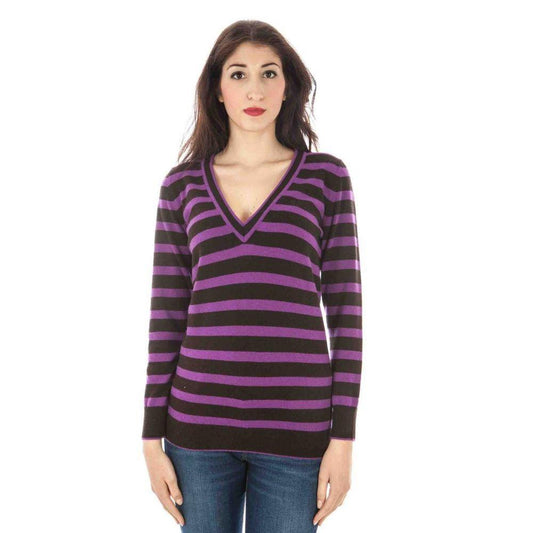 Fred Perry Purple Wool Sweater FR-5002-S