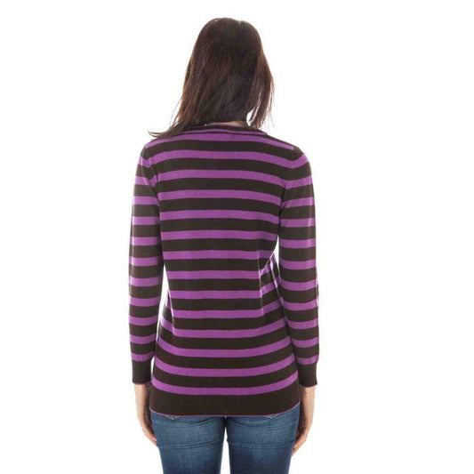 Fred Perry Purple Wool Sweater FR-5002-S