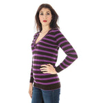 Fred Perry Purple Wool Sweater FR-5002-S