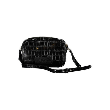 La Martina Black Polyethylene Handbag