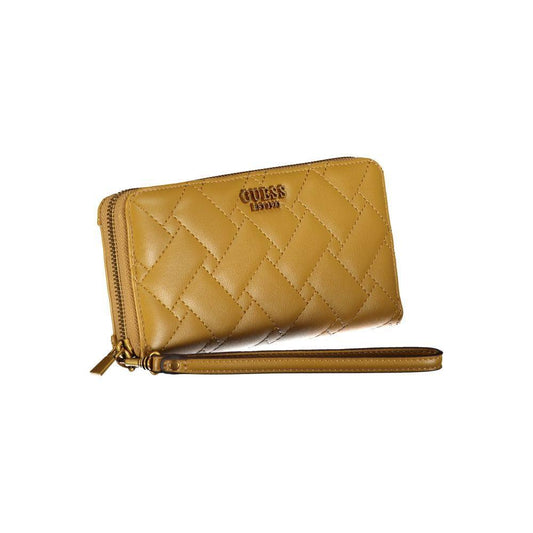 Guess Jeans Yellow Polyethylene Wallet GU-23482