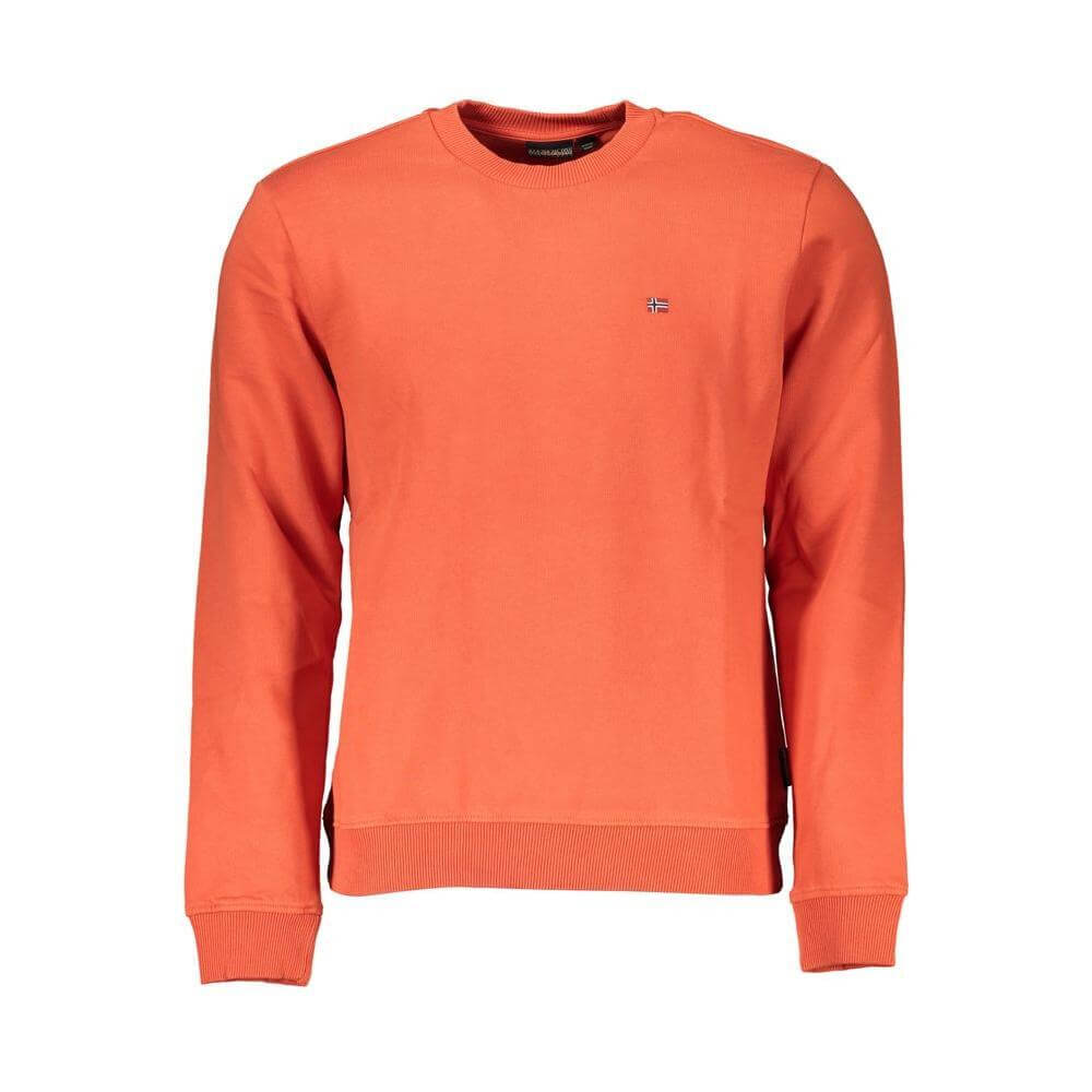 Napapijri Red Cotton Sweater NA-25284-XL