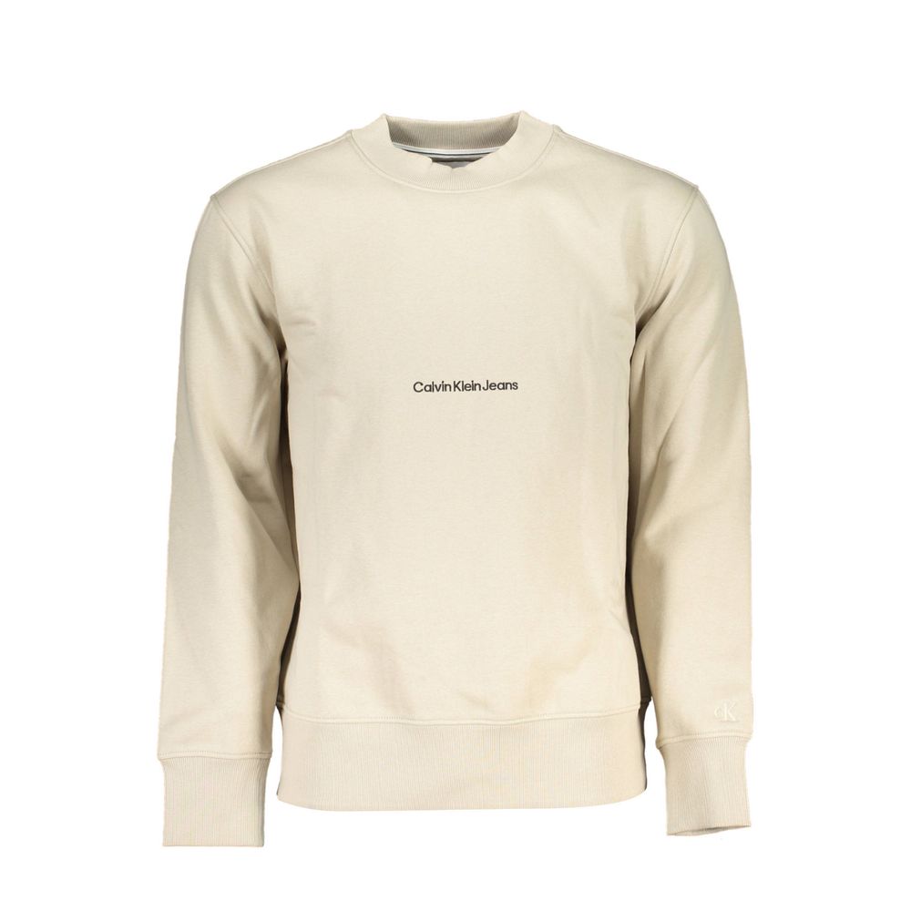 Calvin Klein Beige Cotton Men Sweater
