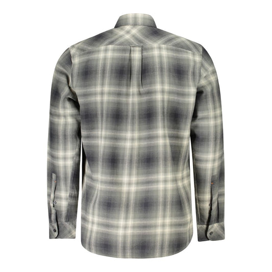 Hugo Boss Green Cotton Shirt BO-34578-XS
