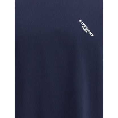 Givenchy Blue Cotton T-Shirt