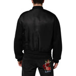 Dolce & Gabbana Black Polyester Logo Plaque Bomber Jacket JKT41534-50
