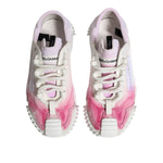 Dolce & Gabbana White NS1 Lace Up Low Top Sneakers Shoes LA12739-37