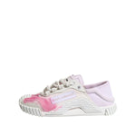 Dolce & Gabbana White NS1 Lace Up Low Top Sneakers Shoes LA12739-37
