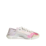 Dolce & Gabbana White NS1 Lace Up Low Top Sneakers Shoes LA12740-37.5