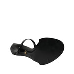 Dolce & Gabbana Black KEIRA Pearl Embellished Sandals Shoes LA11441-36