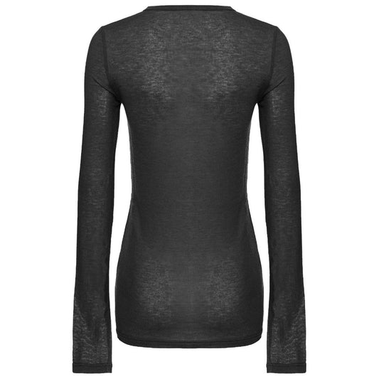 PINKO Black Viscose Sweater PI-15788-XS