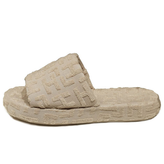 Hinnominate Beige Cotton Sandal HI-15731-EU38/US8