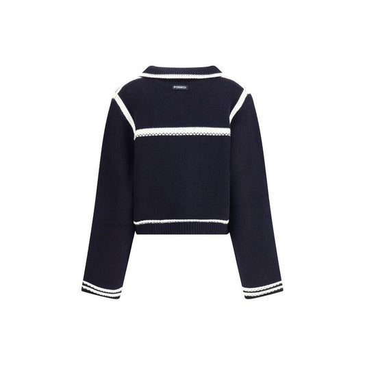 PINKO Cardigan with contrasting profiles PI-105498A2PLEZ1-IT38 | S