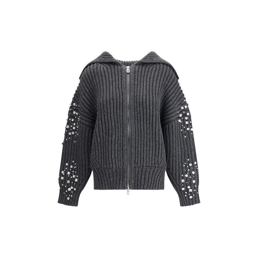 PINKO Rhinestones wool Cardigan PI-105638A2TRK07-M
