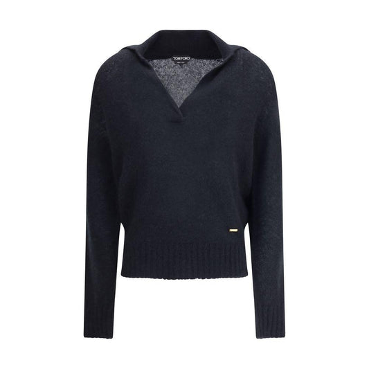 Tom Ford Cashmere Polo Sweater TO-MAK1391YAX921LB999-M