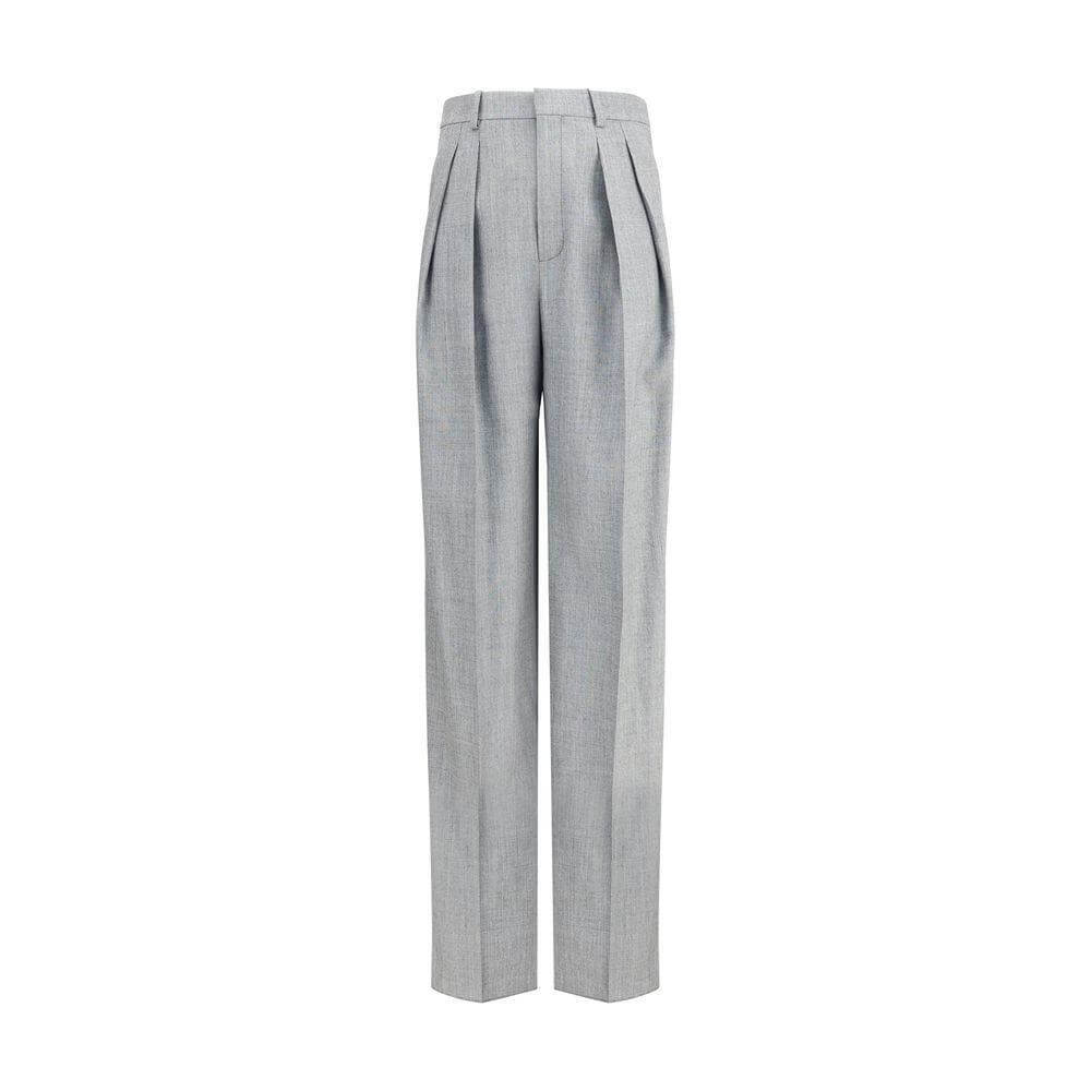 Saint Laurent Wool wide leg Pants SA-824389Y7K179787-IT38 | S