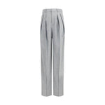Saint Laurent Wool wide leg Pants SA-824389Y7K179787-IT38 | S
