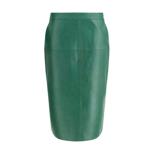 P.A.R.O.S.H. Leather midi Skirt PA-D620647068-S