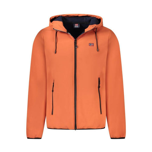 Norway 1963 Orange Polyester Men Jacket NO-39349-S