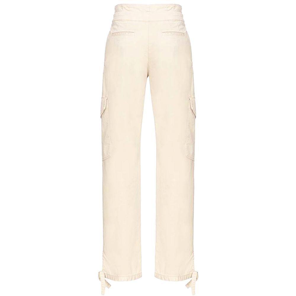 PINKO White Cotton Jeans & Pant PI-15881-IT40|S